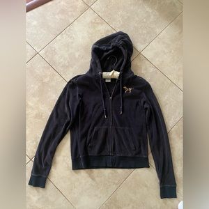 black pink jacket (with gold sequins), brand: pink (victorias secret)